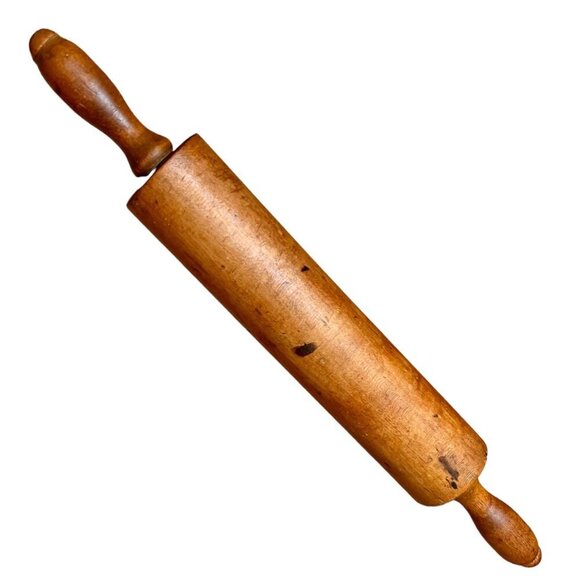 Vintage wooden rolling pin 20 inch - Picture 1 of 9